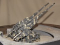 A plastic model of the German 12.8 cm Flak 40 anti-aircraft gun from the Second World War - photo no 4.