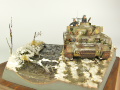 Plastic model of the German Panzer IV J medium tank from the period of World War II on a 1:35 scale diorama - foto nr 9