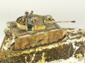 Plastic model of the German Panzer IV J medium tank from the period of World War II on a 1:35 scale diorama - foto nr 12