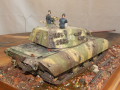 A plastic model of the German E-100 super-heavy tank prototype made in 1:35 scale - photo no 4