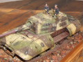 A plastic model of the German E-100 super-heavy tank prototype made in 1:35 scale - photo no 6