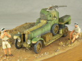 Plastic model of the British armoured car on the Rolls-Royce chassis - foto no 1