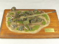 A resin model of the German PaK 44 anti-tank gun built in 1:35 scale from the Cromwell Models kit - foto no 1