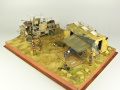 The World War II diorama depicting a British Army command post somewhere in North Africa - photo No. 2