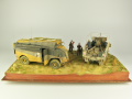 The World War II diorama depicting a British Army command post somewhere in North Africa - photo No. 5