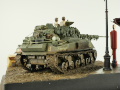 Diorama with a plastic model of the Sherman Firefly tank - photo No. 6