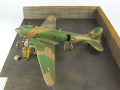 The photo shows a plastic model of the American AC-47 Spooky air support aircraft from the Vietnam War period. Photo No. 3