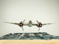 Plastic model of the Bristol Beaufighter Mk.VI aircraft glued together from a Tamiya kit in a 1:48 scale - foto nr 1