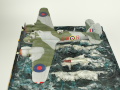 Plastic model of the Bristol Beaufighter Mk.VI aircraft glued together from a Tamiya kit in a 1:48 scale - foto nr 4