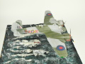 Plastic model of the Bristol Beaufighter Mk.VI aircraft glued together from a Tamiya kit in a 1:48 scale - foto nr 8