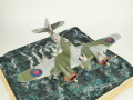 Plastic model of the Bristol Beaufighter Mk.VI aircraft glued together from a Tamiya kit in a 1:48 scale - foto nr 9