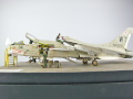 The photo shows a plastic model of the American single-seat F-8E Crusader carrier-based fighter aircraft assembled on a 1:72 scale. The model represents the F-8E aircraft from times of the Vietnam War. Photo No. 2