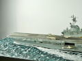 The plastic model of the USS Intrepid aircraft carrier was assembled from a Trumpeter kit in a 1:350 scale - photo No. 2