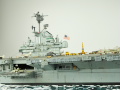 The plastic model of the USS Intrepid aircraft carrier was assembled from a Trumpeter kit in a 1:350 scale - photo No. 7