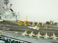 The plastic model of the USS Intrepid aircraft carrier was assembled from a Trumpeter kit in a 1:350 scale - photo No. 9