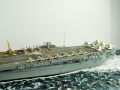 The plastic model of the USS Intrepid aircraft carrier was assembled from a Trumpeter kit in a 1:350 scale - photo No. 11