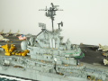 The plastic model of the USS Intrepid aircraft carrier was assembled from a Trumpeter kit in a 1:350 scale - photo No. 18