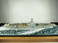 The plastic model of the USS Intrepid aircraft carrier was assembled from a Trumpeter kit in a 1:350 scale - photo No. 21