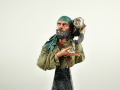 Resin model bust of a pirate with a monkey - photo No. 1