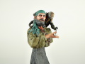 Resin model bust of a pirate with a monkey - photo No. 2