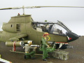 Scale plastic model of the AH-1G Cobra attack helicopter - photo No. 10