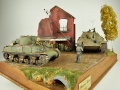 Link to photos of a diorama showing a scene from World War II invented by the modeller.