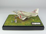 Plastic model of the Douglas A-4B Skyhawk aircraft