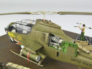 Scale plastic model of the AH-1G Cobra attack helicopter.